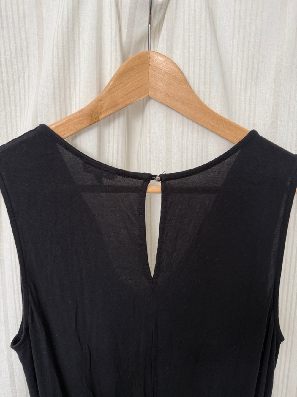 🌈5/$25 BUNDLE! Mossimo Black Drape Neck Jumpsuit with Pockets - Picture 6 of 7